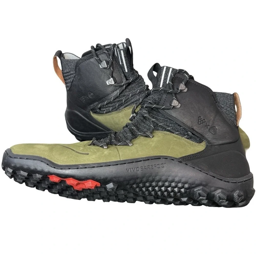 Vivobarefoot JJF Tracker Decon FG2 EU47, US 13 Boots Leather Wool Barefoot